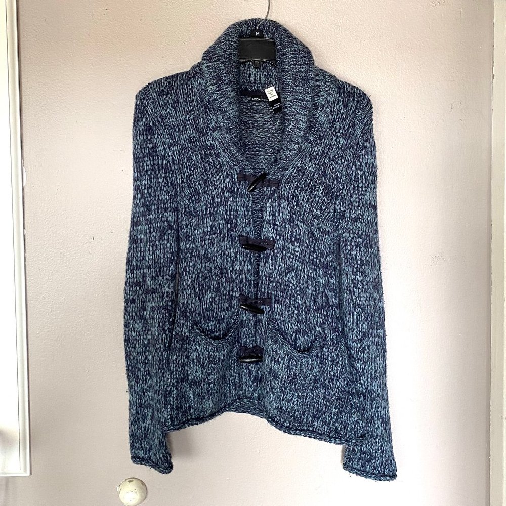 Blue Knit Jacket XS